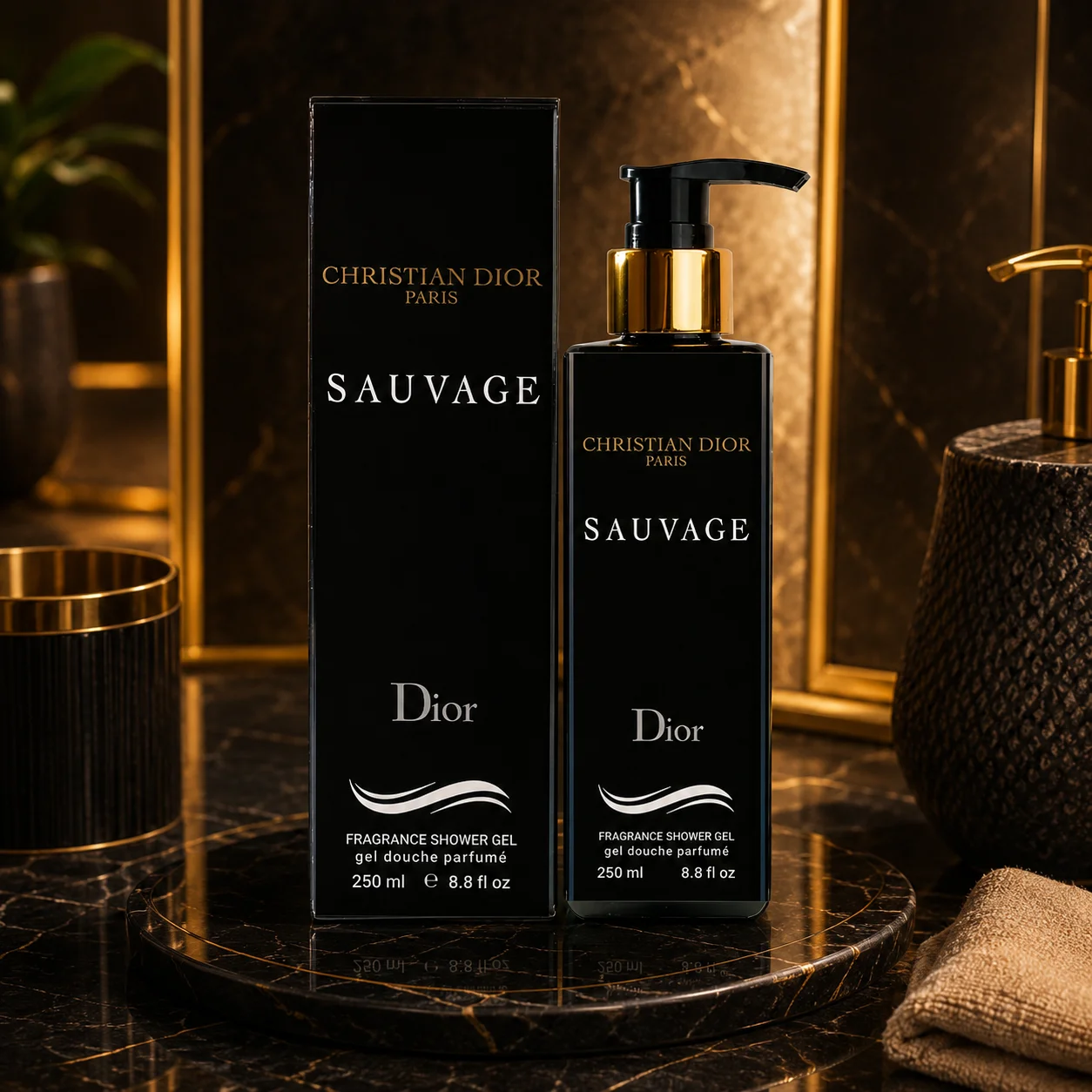 Парфумований гель для душу   Dior Sauvage